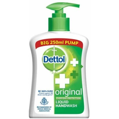 Жидкое мыло Антибактериальное Dettol Original Liquid Handwash 250 мл dettol liquid handwash cool mint and bergamot 200 ml