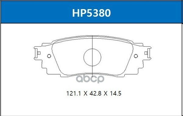 Колодки Торм. зад. Toyota Camry Sv70 17- HSB арт. HP5380