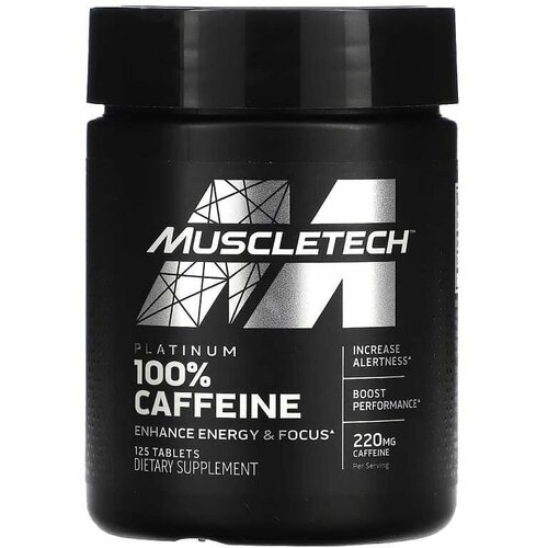 Muscletech Platinum Caffeine 125 tabs