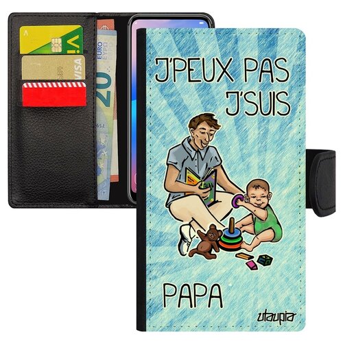 фото Чехол-книжка для мобильного mi 8 lite, "не могу - стал папой!" юмор семья utaupia