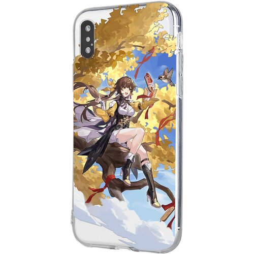 Силиконовый чехол Mcover для Apple iPhone X / iPhone XS Honkai Impact, Сушан