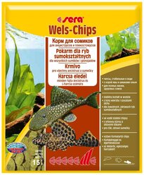 Сухой корм для рыб Sera Wels Chips, 15 г