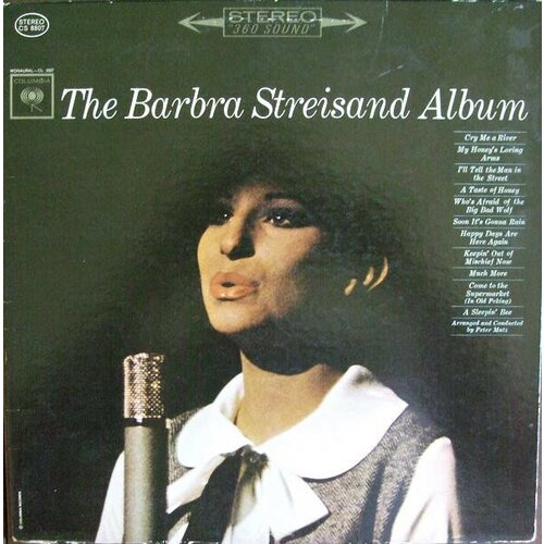 Barbra Streisand 'The Barbra Streisand Album' LP/1963/Pop/USA/Nm barbra streisand barbra streisand s greatest hits volume 2 cd 1978 pop russia