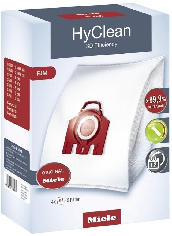 Мешки для пылесосов Miele FJM HyClean 3D Efficiency, 4 шт - фотография № 7