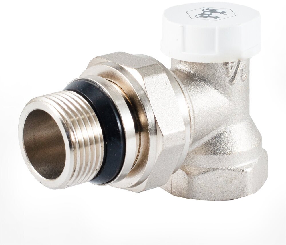 фото Настроечный клапан радиатора PROFACTOR угловой с уплотнением 3/4 PF RVA 379UR