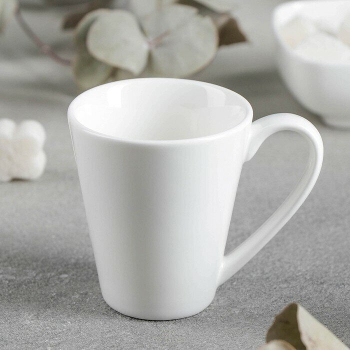 Wilmax England Чашка фарфоровая кофейная Wilmax, 110 мл, цвет белый