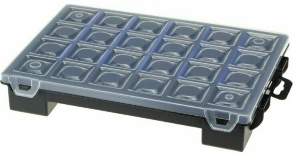 Ящик-органайзер для инструментов и метизов, 27х19х5 см, пластик, Idea, Твин, М 2982
