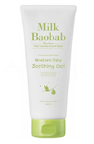 Гель для тела увлажняющий детский MilkBaobab Newborn Baby Soothing Gel 200 мл