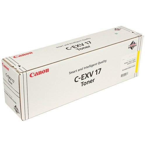 Тонер Canon C-EXV17 Y (0259B002), 30000 стр, желтый canon тонер картридж оригинальный canon c exv 61 bk 4766c002 черный 71 5k