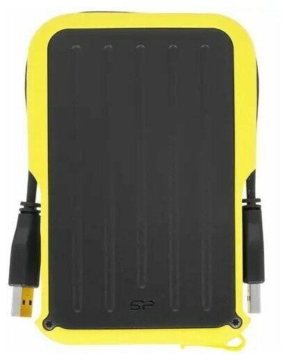 Внешний жесткий диск 4Tb Silicon Power Armor A66 SP040TBPHD66LS3Y желтый USB 3.0 - фото №2