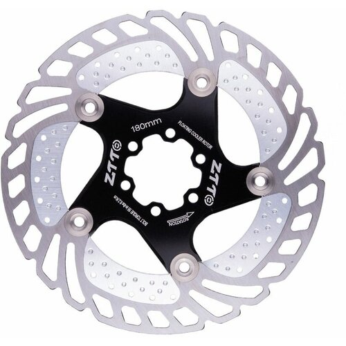 фото Ротор тормозной ztto, цвет черный/серебристый, 180 мм, 6 болтов t25, ztt-49-2