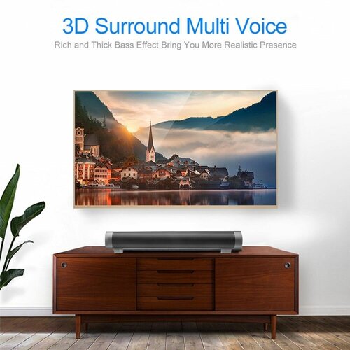 Мощный саундбар с объёмным звуком 4000mAh домашний кинотеатр акустика для телевизора сабвуфер 499000₽