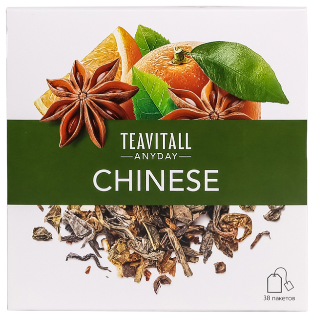 Чайный напиток TeaVitall Anyday «Chinese», 38 фильтр-пакетов. Чай в пакетиках 38 шт. - фотография № 4
