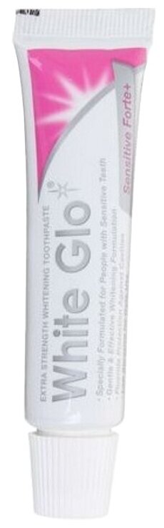 Зубная паста White Glo Sensitive Forte+ для снижения чувствительности зубов, 24 г - фото №2