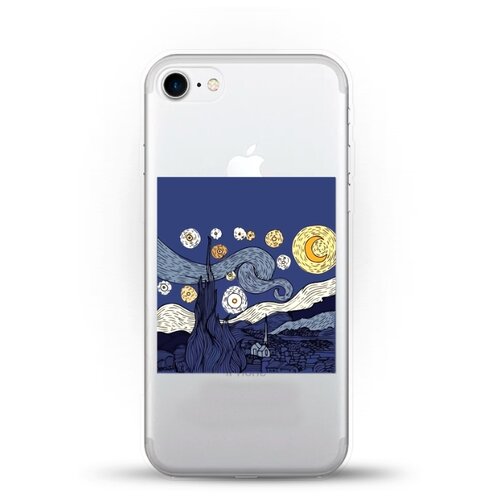 фото Силиконовый чехол ночь на apple iphone 7 andy & paul