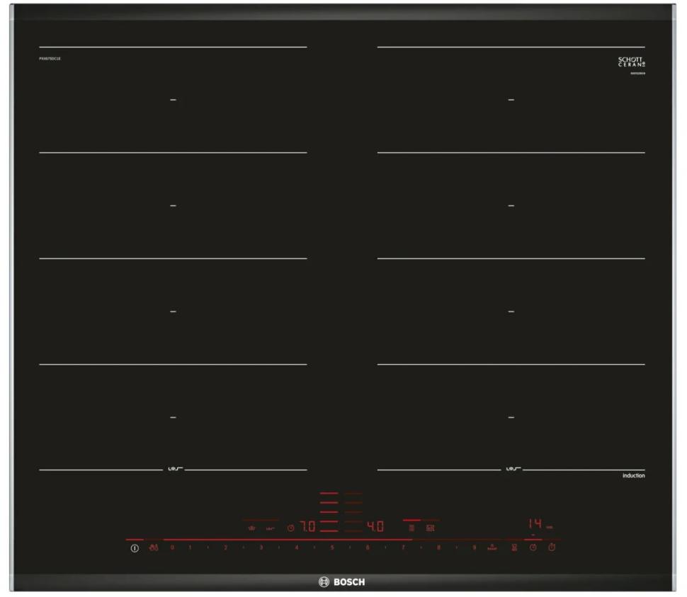 Индукционная варочная панель Bosch PXX675DC1E, черный