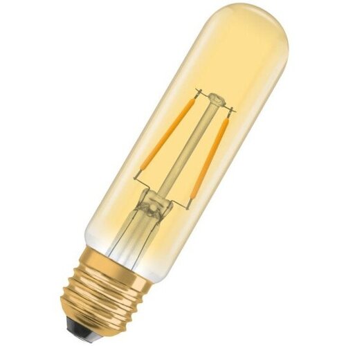 Светодиодная лампа LEDVANCE-OSRAM Vintage 1906 LED CL TubularFIL GOLD 202,8W/824 E27 204x29мм OSRAM