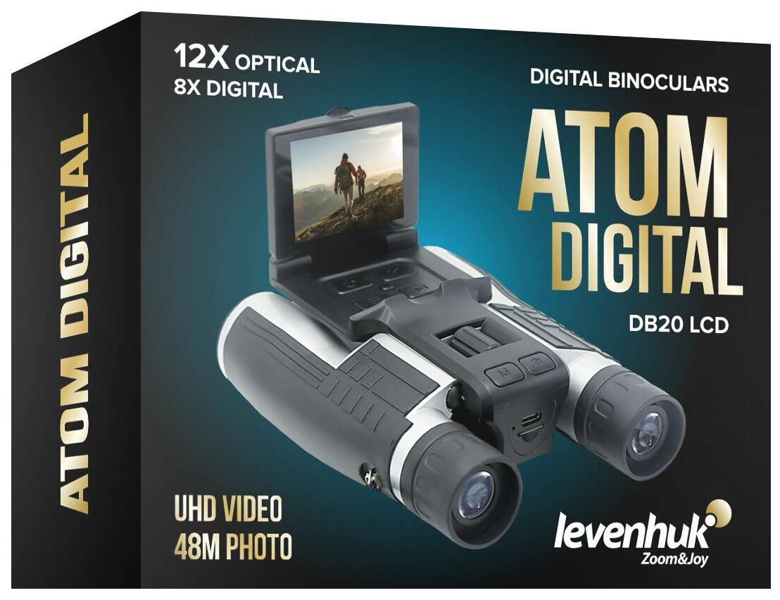 Бинокль цифровой Levenhuk Atom Digital DB20 LCD