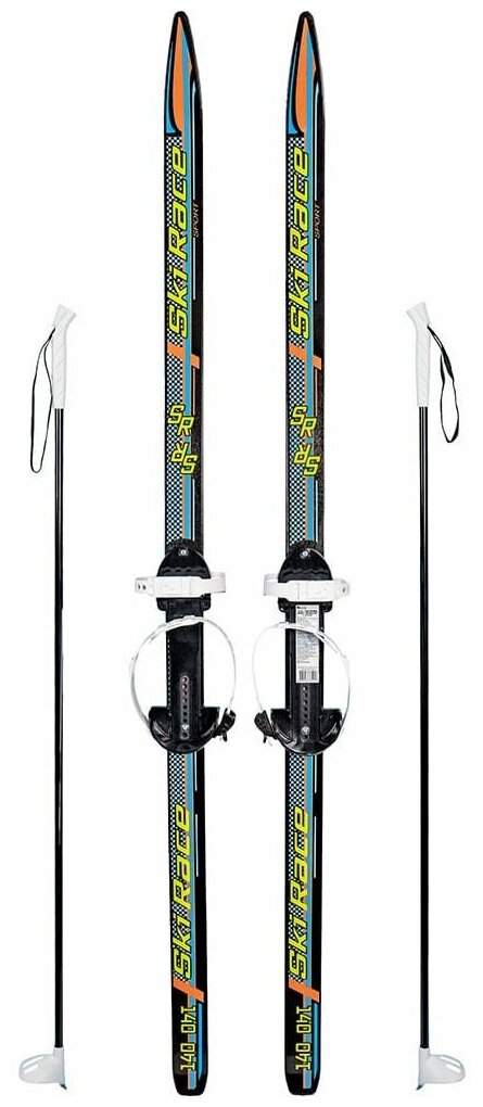 Лыжный комплект беговой ФИРМА ЦИКЛ подростковые 130 / 100 см с палками
