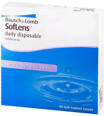 Контактные линзы Bausch & Lomb Soflens Daily Disposable, 90 шт., R 8,6, D -4,25