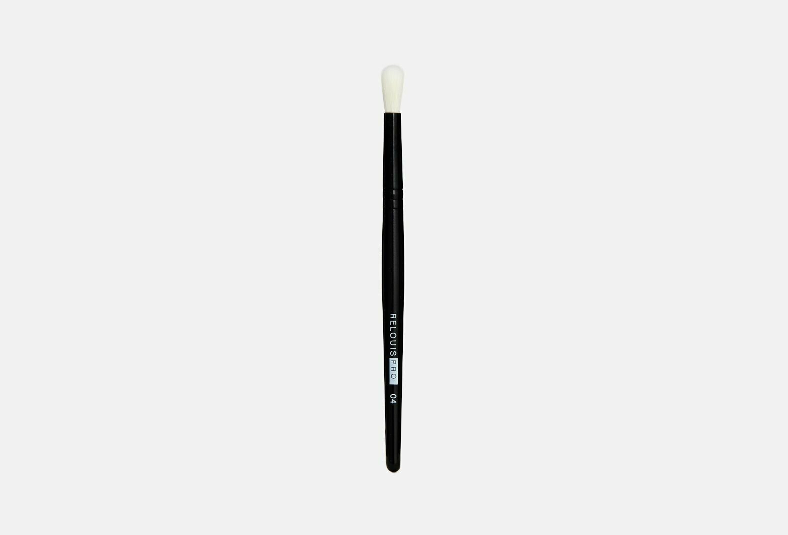 RELOUIS Кисть косметическая PRO малая растушевочная для теней Blending Brush №4