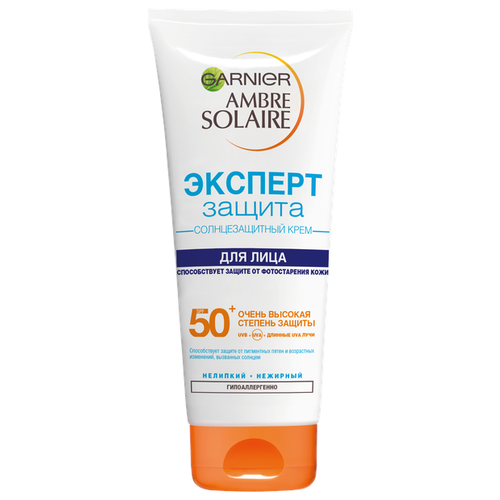 фото Garnier крем ambre solaire эксперт защита, spf 50, 100 мл, 1 шт