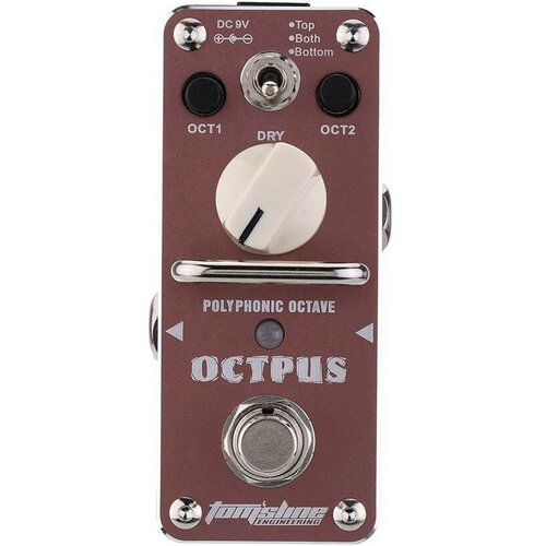 Гитарная педаль эффектов/ примочка Tomsline AOS-3 rowin lef 3806 pure octpus guitar pedal electric guitars digital octave pedals 11 different octaves modes precise polyphonic oct