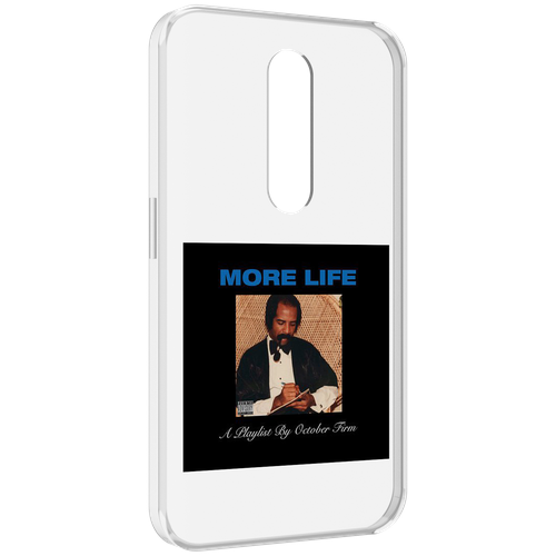 Чехол MyPads Drake - More Life для Motorola Moto X Force (XT1585 / XT1581) задняя-панель-накладка-бампер