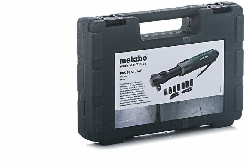 Пневмотрещотка Metabo DRS 68 SET 1/2"