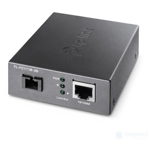 TP-Link TL-FC111B-20 WDM медиаконвертер 10 100 Мбит с комплект 5 штук медиаконвертер tp link tl fc111b 20 wdm 10 100mbit rj45 до 20km