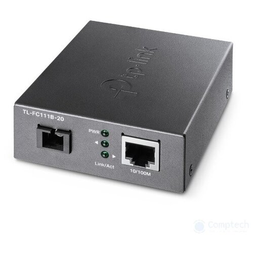 медиаконвертер tp link tl fc111b 20 wdm 10 100mbit rj45 до 20km TP-Link TL-FC111B-20 WDM медиаконвертер 10 100 Мбит с