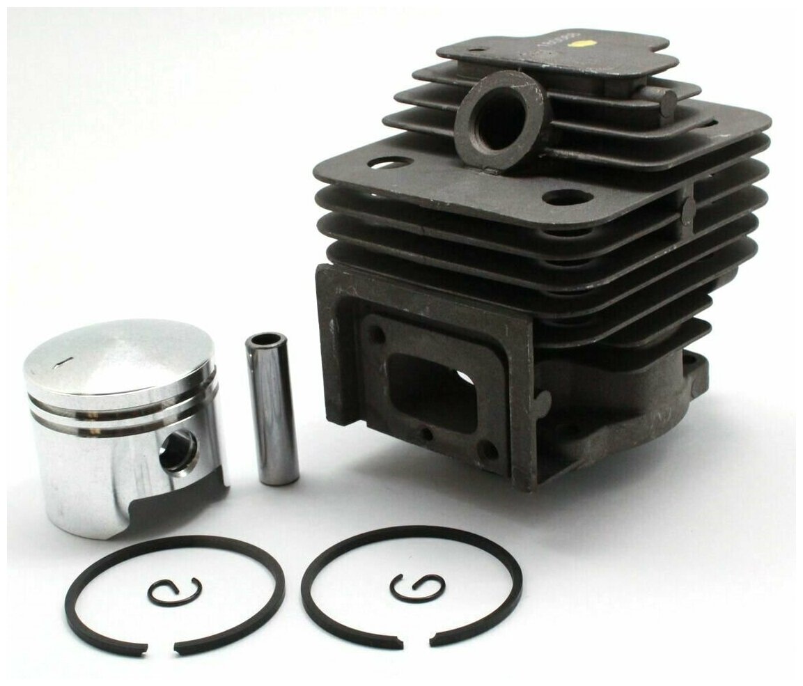 фото Поршневая группа для бензокосы и триммера 52 см3 Huter GGT1900 S/T, GGT2500 S/T, GGT2900 S/T, Carver GBC-052, Sturm BT8952D, BT9152BL, Диолд ТБ-2-52, Champion T514-T527 (диаметр 44 мм)