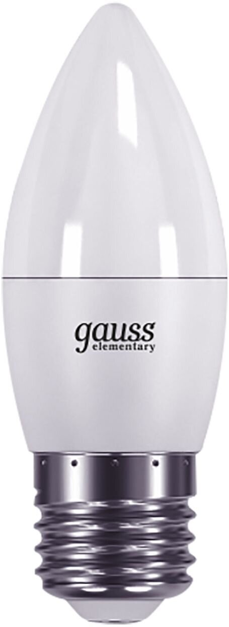 Светодиодная лампочка Gauss Elementary Candle 3000K (6 Вт, E27) 10 шт (33216) - фотография № 2