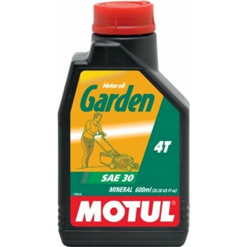 Масло для садовой техники Motul Garden 4T SAE 30, 0.6 л моторное масло motul 7100 4t 10w 40 4 л 104092