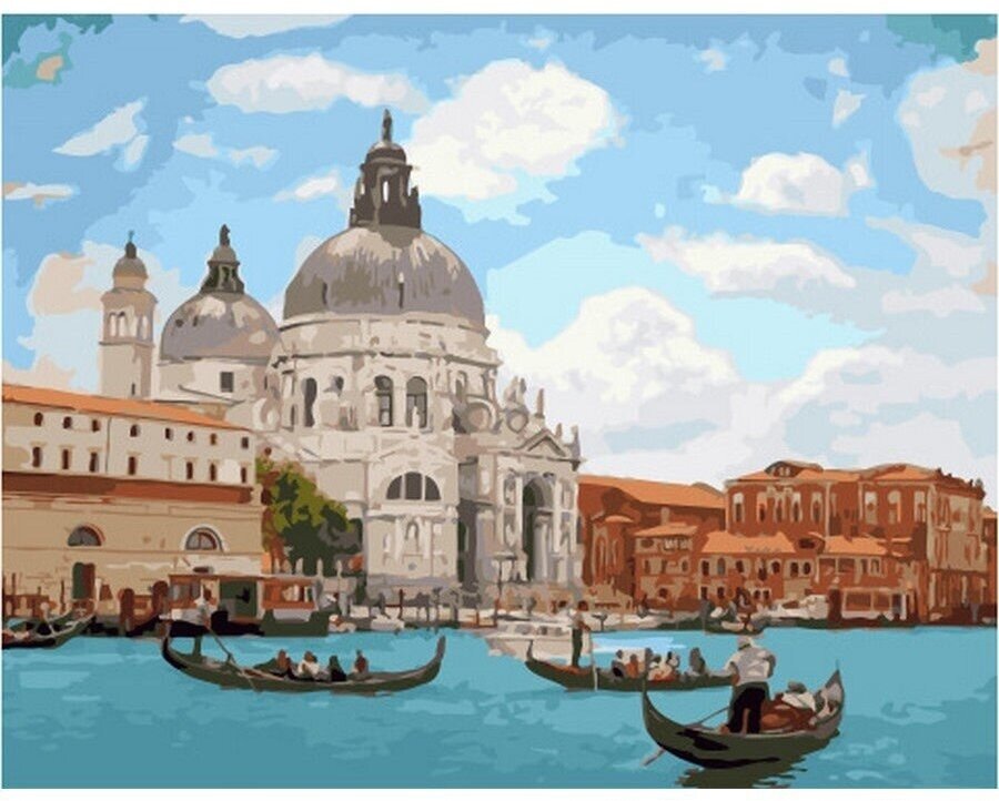 Картина по номерам Солнечная Венеция 40х50 см Hobby Home