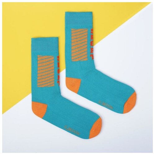 фото Носки теропром, размер 36/41, оранжевый, голубой