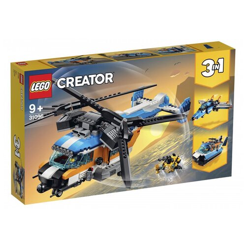 конструктор lego ® creator 31138 туристический фургон на пляже LEGO Creator 31096 Двухроторный вертолёт, 569 дет.