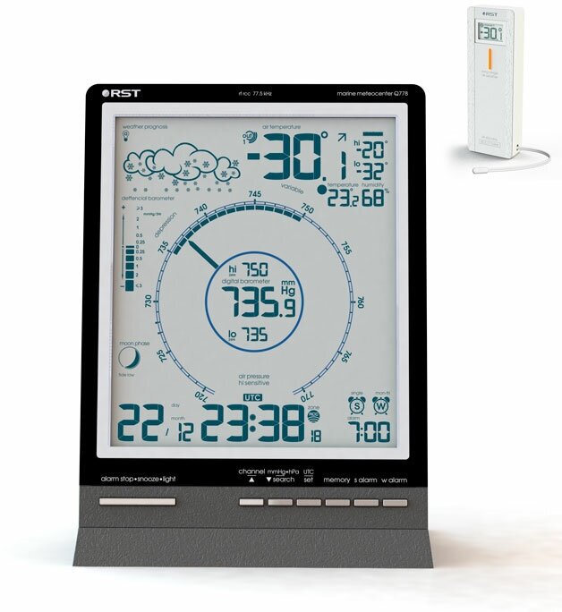 Метеостанция RST 88778, графит/черный