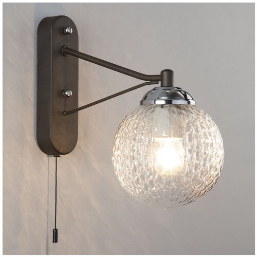 фото Бра eurosvet karo 70077/1 графит, с выключателем, 60 вт