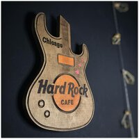 Электрогитара Hard Rock cafe - барный декор настенный Fort Yukon