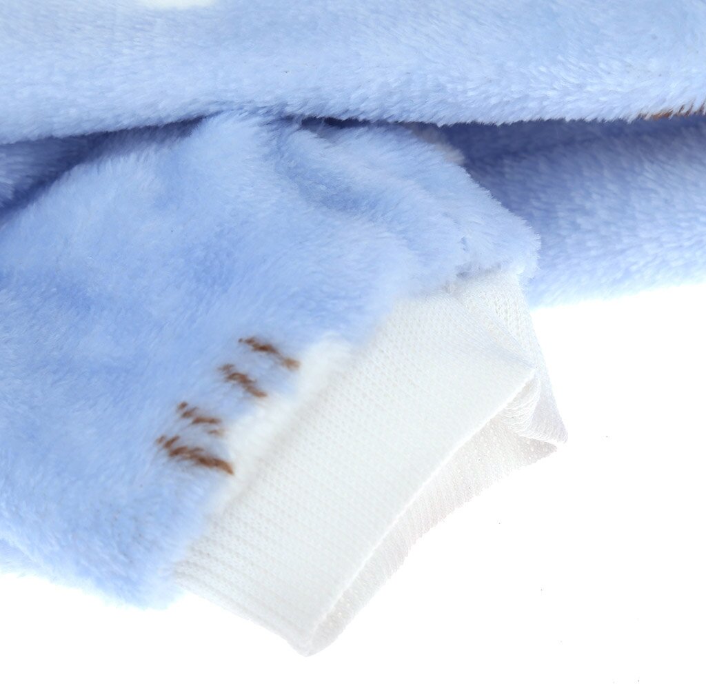 "Пэт тойс (Pet toys)" Одежда для собаки "Толстовка" "Овечка" р-р M, цвет-голубой, плюш (100% полиэстер) - фотография № 7