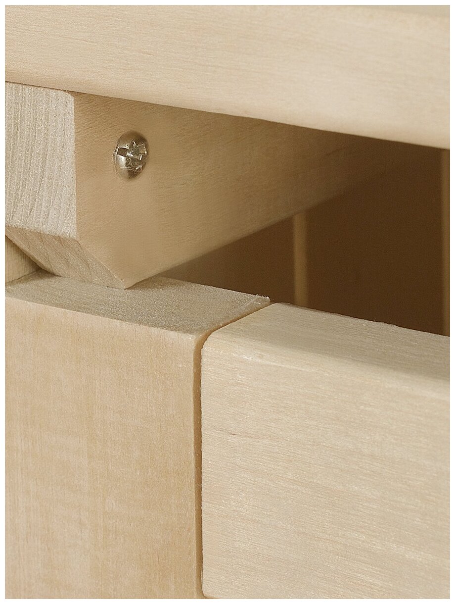 Сундук деревянный, ящик-контейнер для хранения с крышкой, из березы, SCANDY MEBEL, 60х45х45 см - фотография № 8