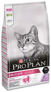 Фото Корм для кошек Purina Pro Plan Delicate при чувствительном пищеварении, с индейкой (10 кг)