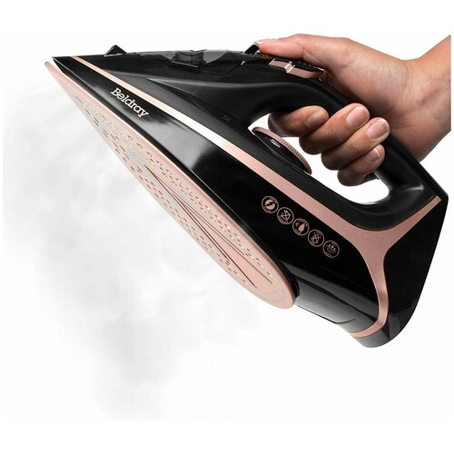 Утюг Beldray BEL0987RG розовое золото Beldray 300 ml Water Tank Variable Temperature and Steam Control Anti-Drip Anti-Calc Function 2600 W Rose Gold 2 in 1 Cordless Iron 1909400₽
