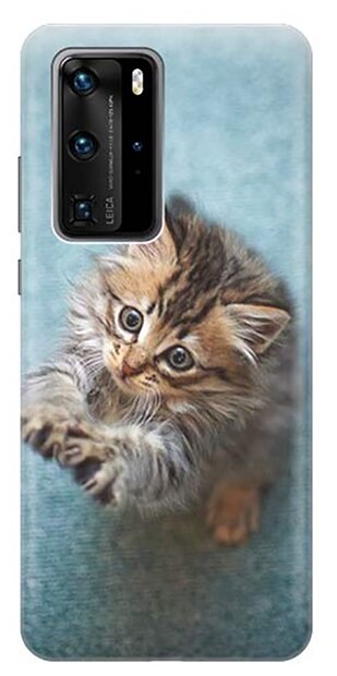 RE: PA Чехол - накладка ArtColor для Huawei P40 Pro с принтом "Котёнок на голубом"