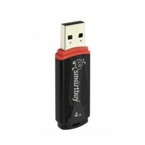 Память Flash USB 04 Gb Smart Buy Crown Black