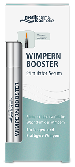 Medipharma cosmetics Сыворотка для роста ресниц Wimpern Booster, 2.7 мл, серебристый