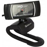 Веб-камера Defender G-lens 2597 HD 720P сенсор 2.0 МП микрофон, usb