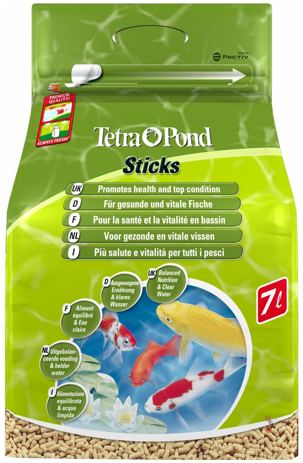 Корм для прудовых рыб Tetra Pond Sticks 7 л (палочки) - фотография № 2