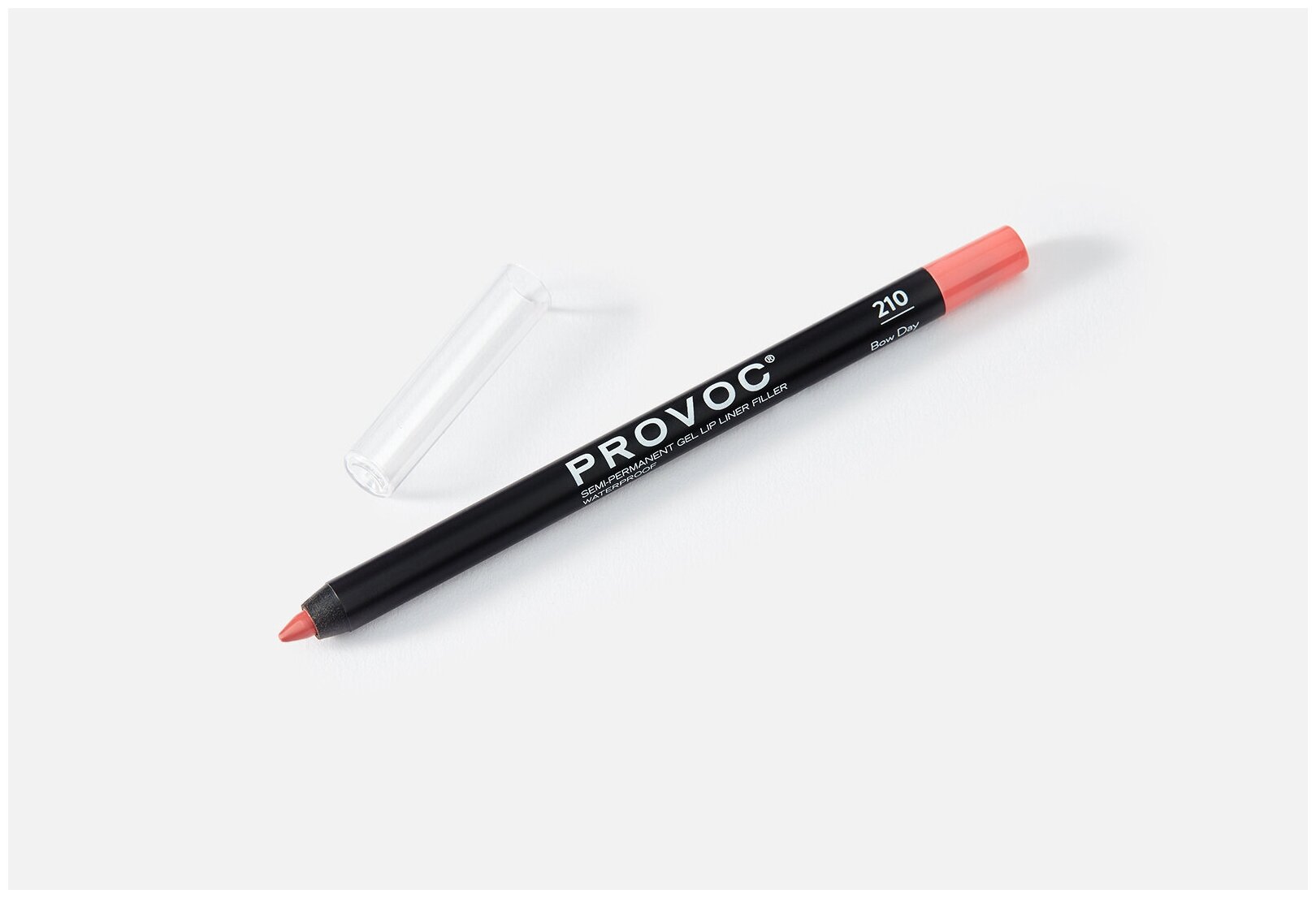 Provoc Gel Lip Liner 210 Bow Day Гелевая подводка в карандаше для губ (бежево-лососевый)